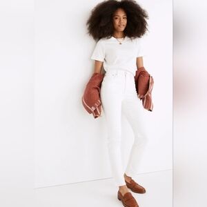 MADEWELL Women's Perfect Vintage Jeans in Tile White NWT